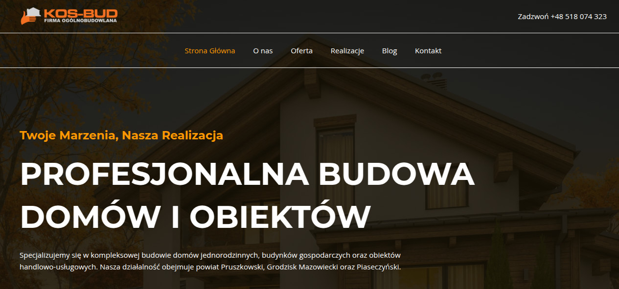 Kos-Bud Piotr Kosna – budowa domów